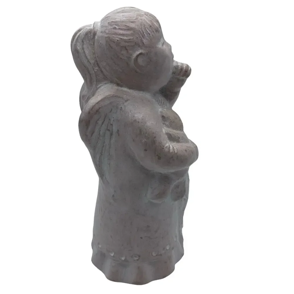 Isabel Bloom Sculpture Angel‎ Sucking Thumb with Teddy Signed Dated 1998